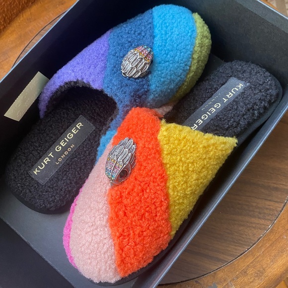 Kurt Geiger Multicolor Slippers with Embellishment - Picture 4 of 5
